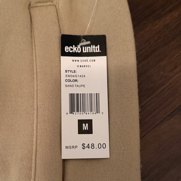 Ecko Marvel Spider-Man Beige Joggers Men’s size medium - Picture 4 of 6